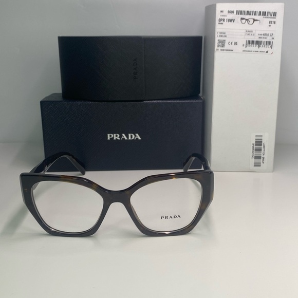 New Authentic Prada PR 18WV tortoise VPR 18W Eyeglasses - Picture 4 of 14